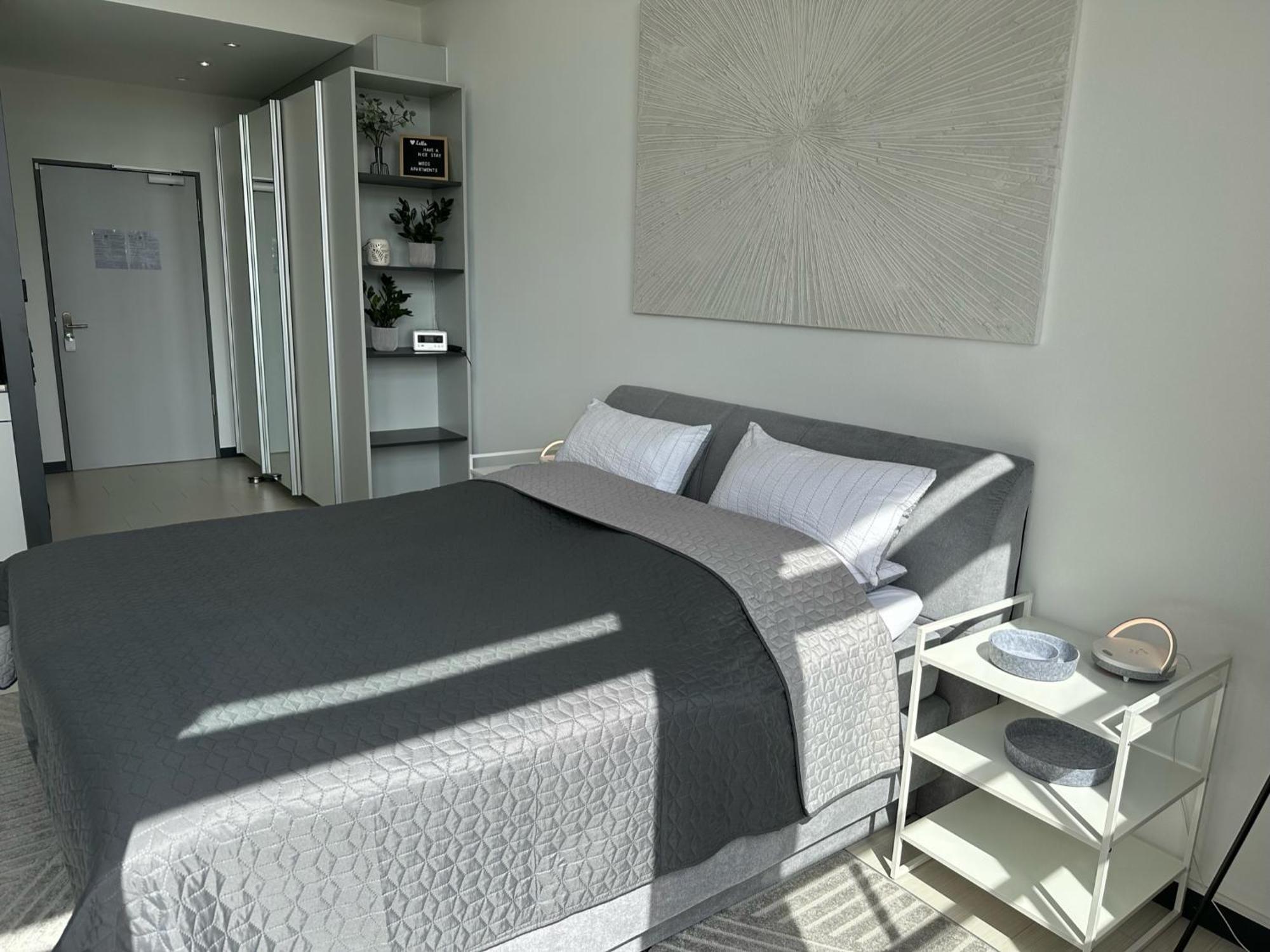 Meos 1 -Zentrum-Balkon-Parkplatz-Gym-Uniklinik Leipzig Eksteriør billede